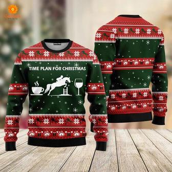 Time Plan For Christmas Ugly Christmas Sweater For Men & Women | Favorety AU