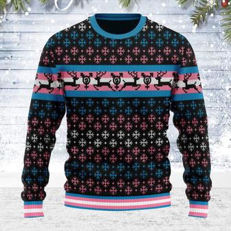 Transgender Pride Flag Ugly Christmas Sweater | Favorety UK