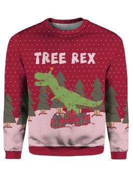 Tree Rex Christmas Ugly Christmas Sweater | Favorety DE