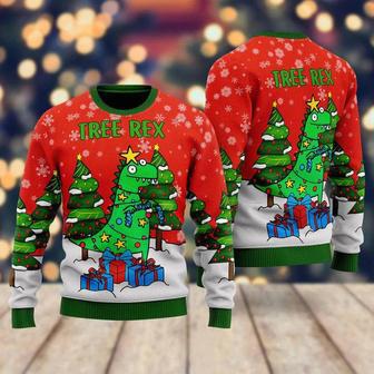 Tree Rex Ugly Christmas Sweater For Men & Women | Favorety DE