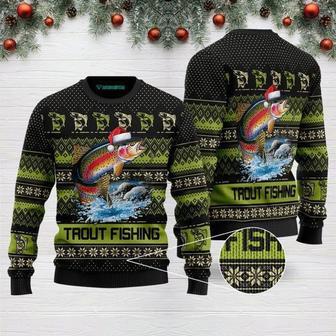 Trout Fishing For Ugly Christmas Sweater | Favorety AU