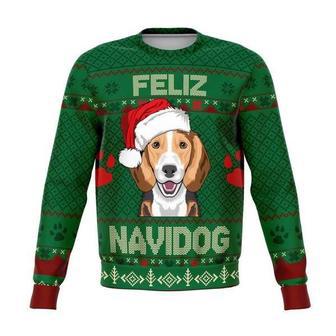 Ugly Beagle Feliz Navidog Dog Lover Christmas Sweater | Favorety CA