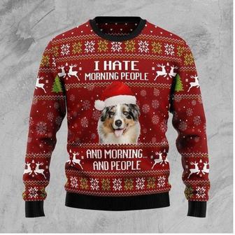 Ugly Shepherd Hate Morning And Christmas Sweater | Favorety DE