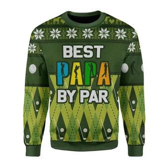 Ugly Sweater Best Papa By Par Ugly Christmas For Men Women Holiday Sweater | Favorety CA