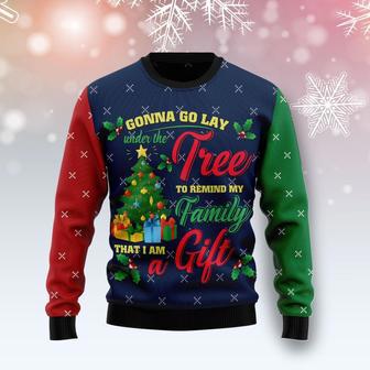 Under Tree Remind My Family Ugly Christmas Sweater | Favorety CA