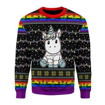 Unicorn Christmas Tree Christmas Sweater | Favorety AU