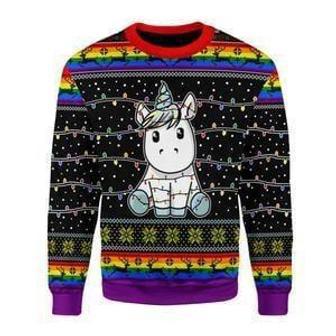 Unicorn Christmas Tree Ugly Christmas Sweater | Favorety DE