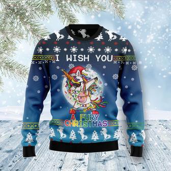 Unicorn Fury Ugly Christmas Sweater | Favorety UK