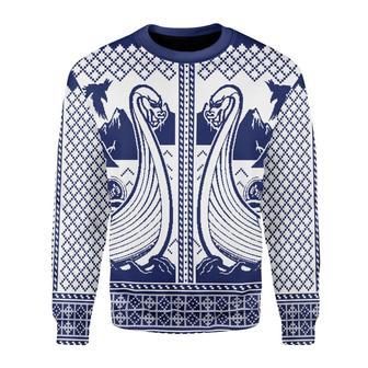 Viking Boat Ugly Christmas Sweater | Favorety UK