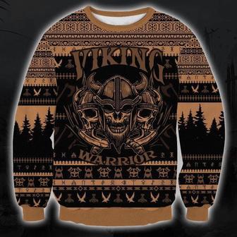 Viking Warrior Ugly Christmas Sweater | Favorety