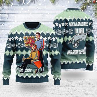 Vulcan Neck Rub Christmas Sweater | Favorety CA