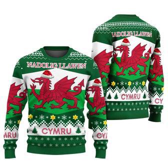 Wales Dragon Ugly Christmas Sweater For Men And Women | Favorety UK