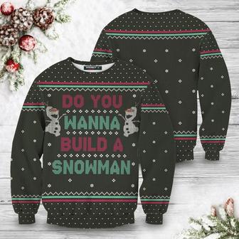 Wanna Build A Snowman Ugly Christmas Sweater | Favorety DE