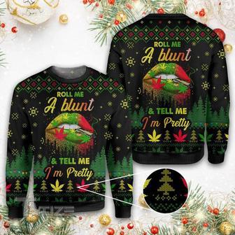 Weed roll me a blunt Ugly sweater | Favorety DE