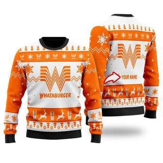 Whataburger Ugly Christmas Sweater, Jumpers | Favorety