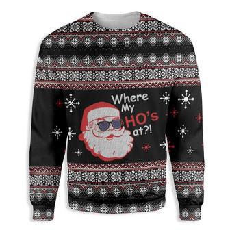 Where My Hos At Ugly Christmas Sweater | Favorety AU