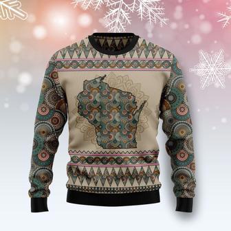 Wisconsin Mandala Ugly Christmas Sweater | Favorety DE