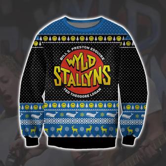 Wyld Stallyns Print Ugly Christmas Sweater | Favorety DE