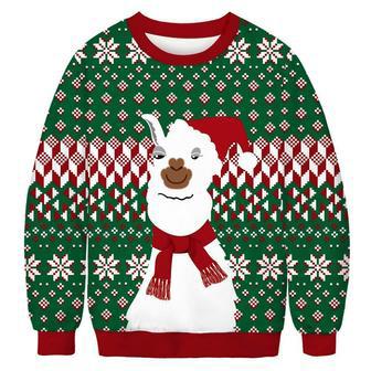 Xmas Alpaca Ugly Christmas Sweater | Favorety UK