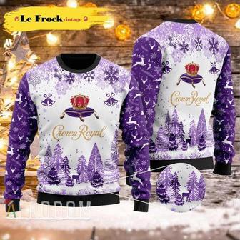 Xmas Crown Royal Christmas Holiday Custom Ugly Christmas Sweater, Jumpers | Favorety DE