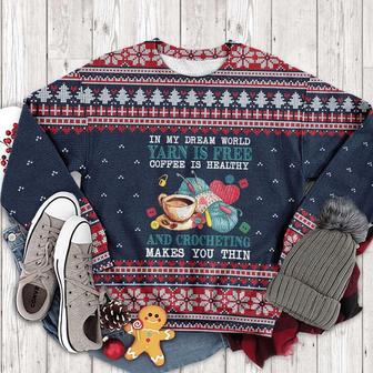 Yarn Is Free Crochet Sewing Ugly Christmas Sweater | Favorety UK