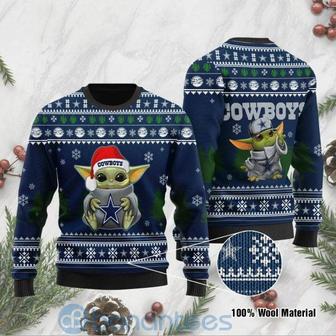 Yoda Baby Love Dallas Cowboys Ugly Christmas Sweater | Favorety AU