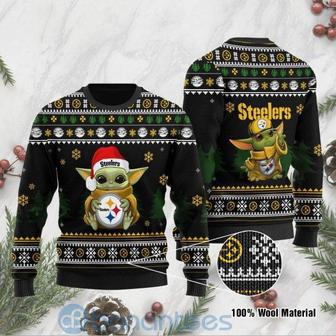 Yoda Baby Love Pittsburgh Steelers Ugly Christmas Sweater | Favorety DE