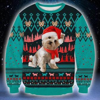 Yorlshire Terrier Ugly Christmas Sweater | Favorety CA