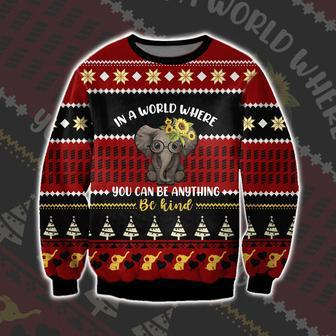 You Can Be Anything Print Ugly Christmas Sweater | Favorety DE