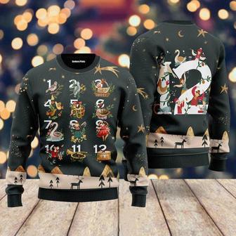 12 Days Of Christmas Ugly Christmas Sweater For Men & Women | Favorety