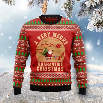 A Very Merry Quarantine Christmas Ugly Christmas Sweater | Favorety CA