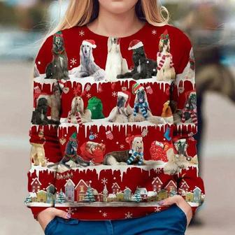 Afghan Hound Sweatshirt Men Ugly Christmas Sweater Christmas Gift Idea For Mom | Favorety UK