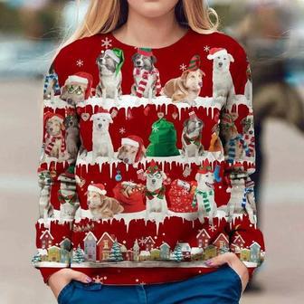 Aidi Dog Christmas Sweater Vintage Christmas Sweatshirt Idea For Xmas Presents | Favorety UK