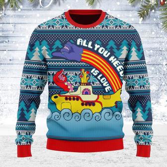 All You Need Is Love Ugly Christmas Sweater | Favorety AU