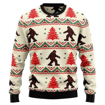 Amazing Bigfoot Ugly Christmas Sweater | Favorety
