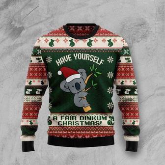 Australian Fair Dinkum Christmas Ugly Christmas Sweater | Favorety CA