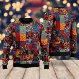 Awesome Patchwork Ugly Christmas Sweater For Men & Women | Favorety