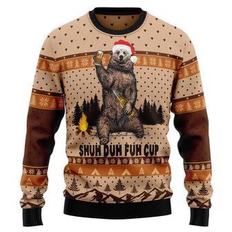 Bear Camping Christmas Ugly Christmas Sweater | Favorety CA