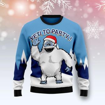 Bigfoot Party Ugly Christmas Sweater | Favorety