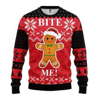 Bite Me Ugly Christmas Sweater For Men & Women | Favorety UK