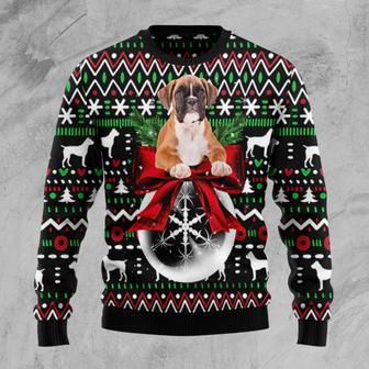 Boxer Xmas Ball Ugly Christmas Sweater | Favorety CA