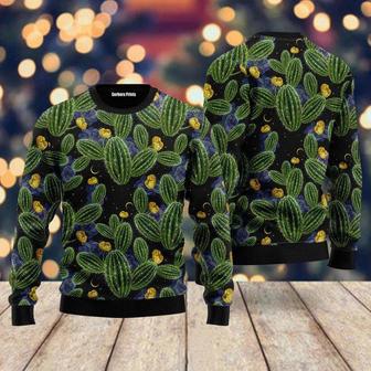 Cactus Christmas Pattern Ugly Christmas Sweater For Men & Women | Favorety