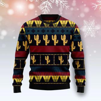 Cactus Group Pattern Ugly Christmas Sweater | Favorety UK