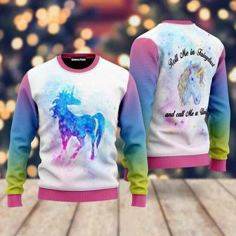 Call Me A Unicorn Ugly Christmas Sweater For Men & Women | Favorety UK