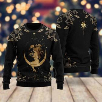 Cancer Golden Zodiac Ugly Christmas Sweater For Men & Women | Favorety AU