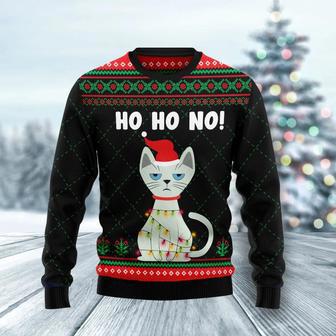 Christmas cat Ugly Christmas Sweater unisex womens & mens, couples matching, friends, funny family sweater gifts | Favorety AU