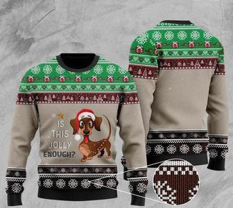 Christmas Dachshund Is This Jolly Enough Ugly Christmas Sweater For Men & Women | Favorety CA