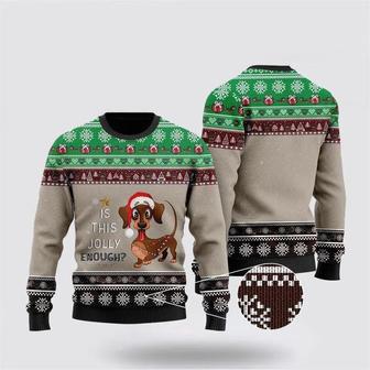 Christmas Dachshund Is This Jolly Enough Ugly Christmas Sweater | Favorety CA