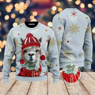 Christmas Llama Ugly Christmas Sweater For Men & Women | Favorety UK