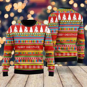 Classic Rainbow Pattern Ugly Christmas Sweater For Men & Women | Favorety AU